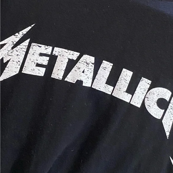 Metallica Shirt Black Size M Heavy Metal Band Tee - Picture 3 of 4